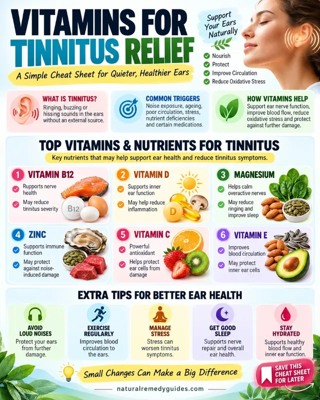 Vitamins for Tinnitus Relief